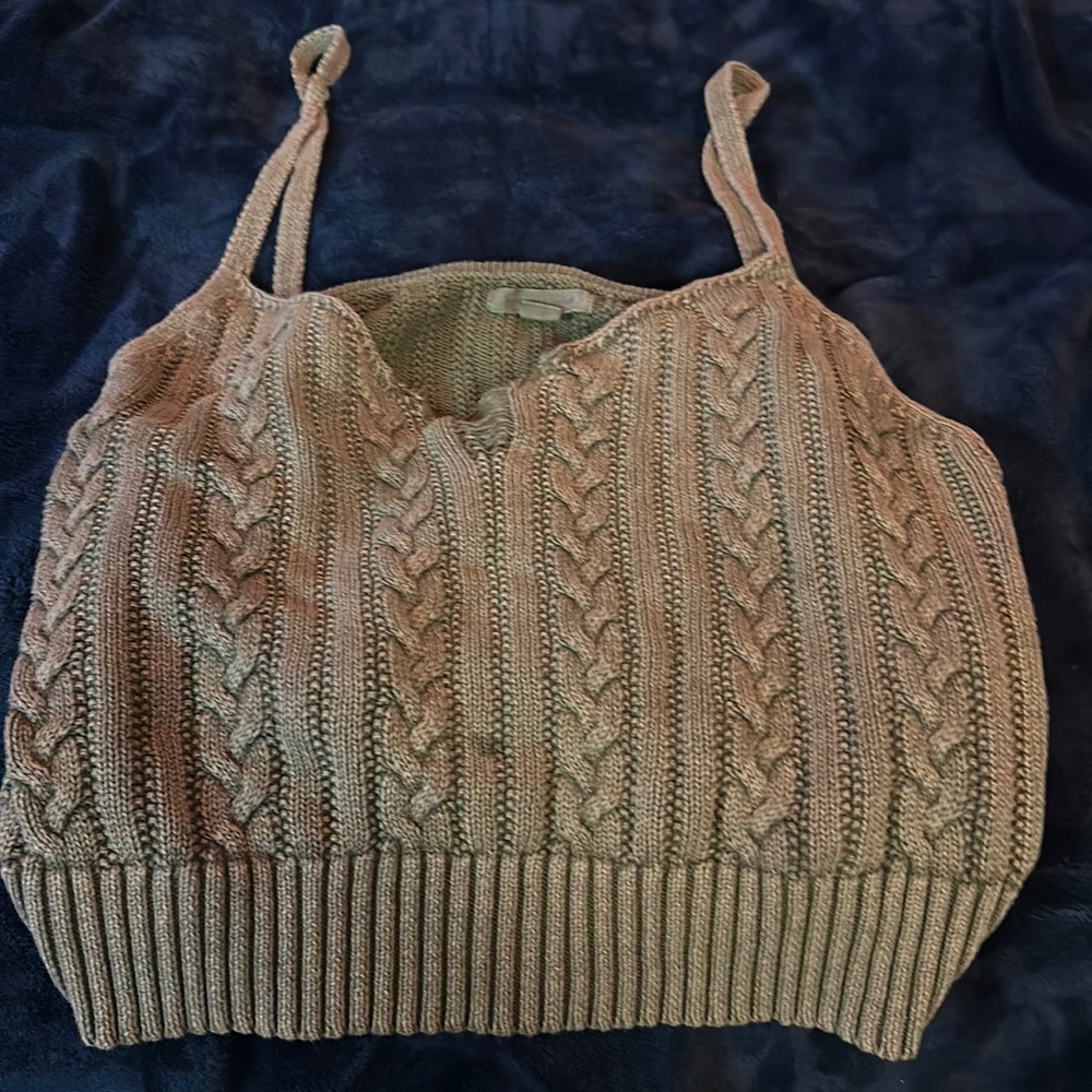 American eagle knitted crop top, size XL